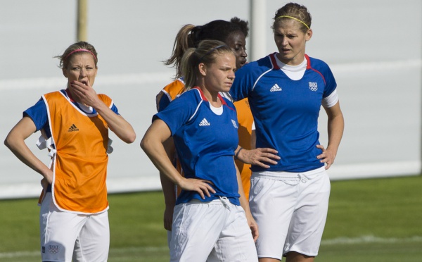 JO - L'entraînement des BLEUES de veille de match