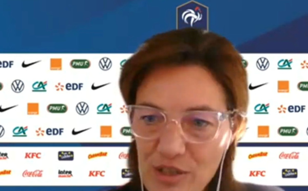 Bleues - Conférence de presse de Corinne DIACRE : "Il faudra régler les choses mais aujourd'hui la priorité c’est le match à venir"