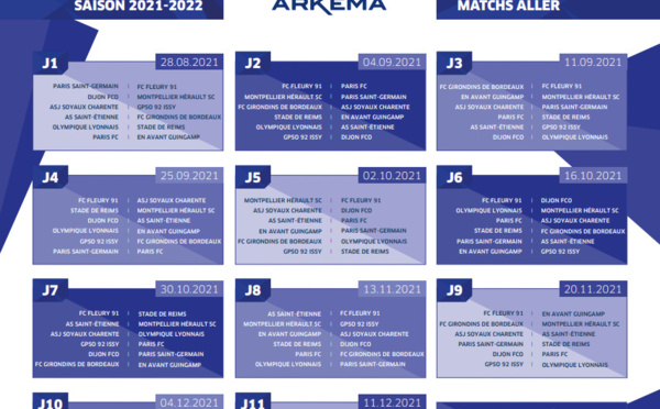 #D1Arkema - Le calendrier des matchs connu