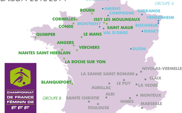 D2 - Troisième journée : résultats et buteuses du week-end