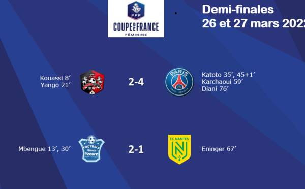 Coupe de France (Demies) - YZEURE rejoint le PSG en finale