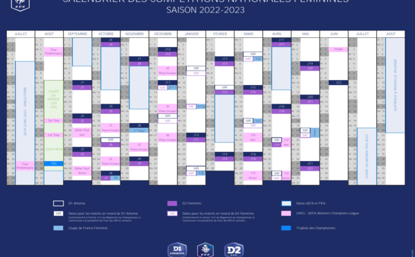 #D2F - Le calendrier général 2022-2023 adopté : reprise le 11 septembre, fin le 28 mai