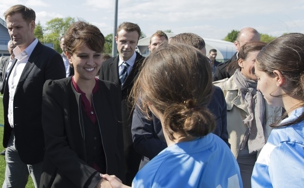People - Week-end football pour la ministre Najat VALLAUD-BELKACEM