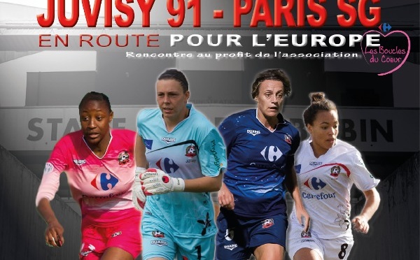 D1 - FCF JUVISY - PSG, plus qu'une affiche, avec une opération caricative