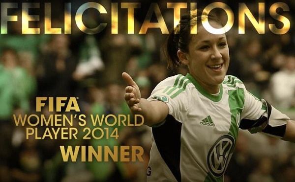 FIFA - Nadine KESSLER joueuse de l'année 2014