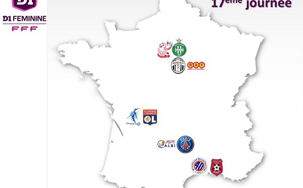 D1 - Retrouvez les infos et buteuses de cette 17ème journée