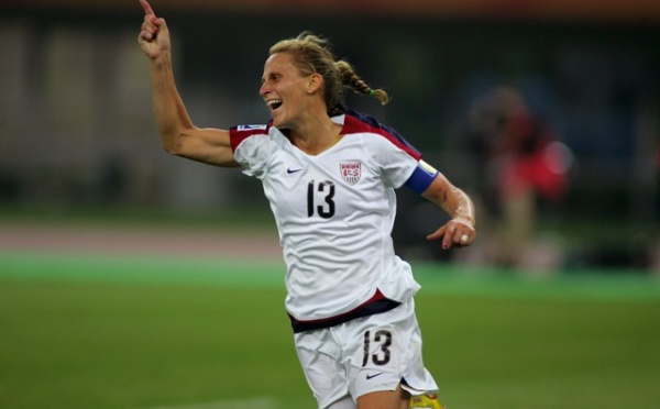 Etats-Unis - Top trois des internationales américaines : Kristine LILLY, Christie RAMPONE, Mia HAMM