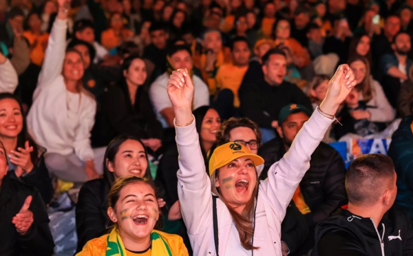 La liesse populaire en Australie (photo FIFA WWC)