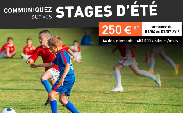 Offre clubs - Mettez vos STAGES D’ÉTÉ en lumière