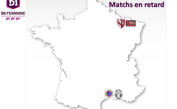 D1 - LIVE SCORES : MONTPELLIER - JUVISY : 3-1 (terminé), METZ - GUINGAMP : 0-2 (terminé)
