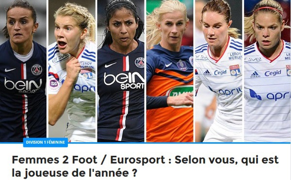 D1 - Femmes 2 Foot propose d'élire la meilleure joueuse de la saison