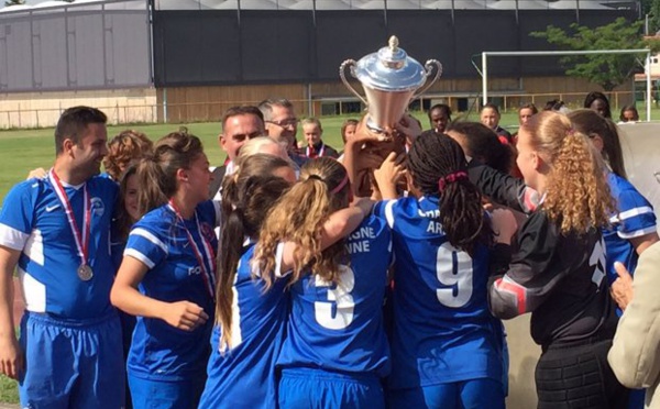 Coupe Nationale U15F - La CHAMPAGNE-ARDENNE remporte un premier titre
