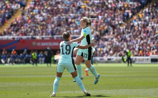 Erin Cuthbert offre la victoire à Chelsea (photo UEFA.com)