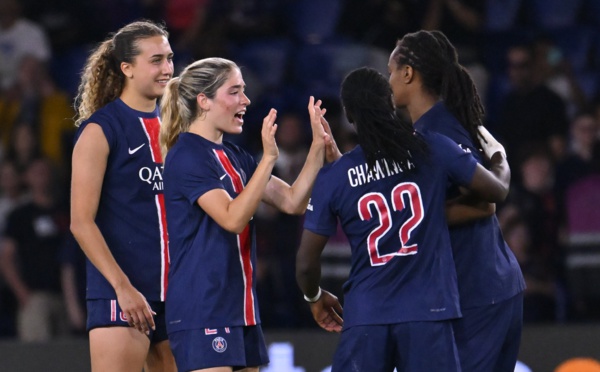 Les Parisiennes sont revenues deux fois au score (photo PSG)