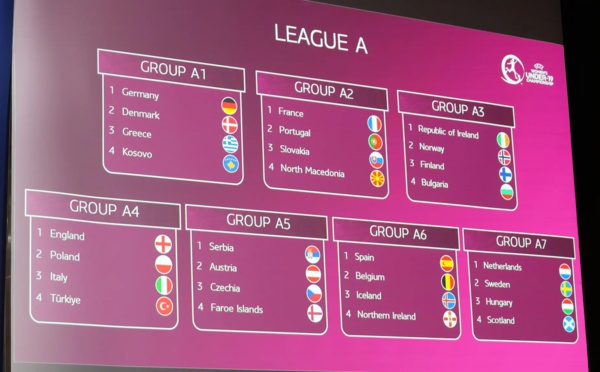 #U19F - La FRANCE avec PORTUGAL, SLOVAQUIE et MACÉDOINE DU NORD