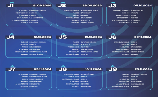#Première Ligue - Le calendrier dévoilé