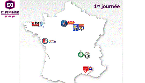 D1 (1re journée) - 27 buts pour commencer et deux co-leaders