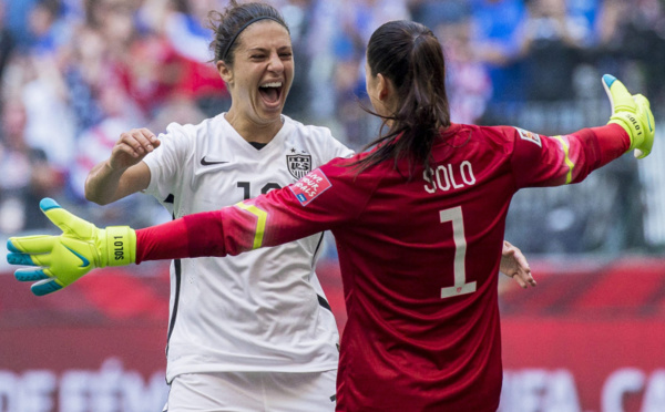 IFFHS - Carli LLOYD et Hope SOLO meilleures joueuse et gardienne 2015