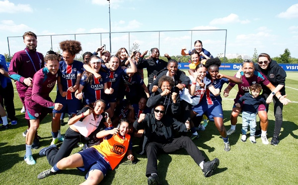 Les Parisiennes entraînées par Sonia Haziraj ce dimanche ont réussi un parcours victorieux sous la direction de Paulo César depuis le début de saison (photo PSG.fr)