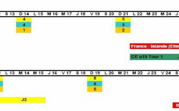 Saison 2008-2009 : le calendrier d'une saison bien chargée