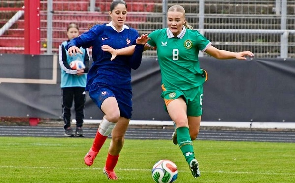 U19 - La FRANCE accrochée par l'IRLANDE