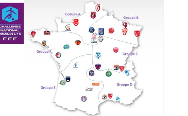 Challenge U19F - Les calendriers des rencontres 2016-2017 de la phase 1 annoncés