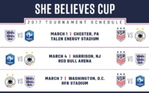 SheBelieves Cup - Le programme de la deuxième édition : ANGLETERRE - FRANCE pour débuter SheBelieves Cup - Le programme de la deuxième édition : ANGLETERRE - FRANCE pour débuter