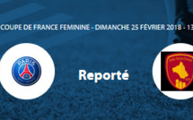 Coupe de France (8es de finale) - PSG - RODEZ reporté
