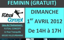 Evénement - Tournoi de FUTSAL FEMININ à Lyon (Gratuit)...