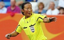 Ligue des Champions - Jenny Palmqvist au sifflet Ligue des Champions - Jenny Palmqvist au sifflet