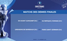 Coupe de France - Le tirage des demi-finales : GUINGAMP - LYON et BORDEAUX- PSG Coupe de France - Le tirage des demi-finales : GUINGAMP - LYON et BORDEAUX- PSG