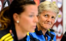 Euro 2013 - Pia SUNDHAGE (Suède) : « Nous devons supporter la pression » Euro 2013 - Pia SUNDHAGE (Suède) : « Nous devons supporter la pression »