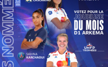 #D1Arkema - Meilleure joueuse : les nommées pour le trophée de décembre