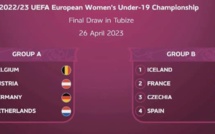 #U19F - La FRANCE avec l'ESPAGNE, ISLANDE et RÉPUBLIQUE TCHÈQUE à l'Euro