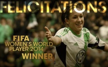 FIFA - Nadine KESSLER joueuse de l'année 2014 FIFA - Nadine KESSLER joueuse de l'année 2014