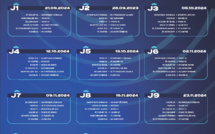 #Première Ligue - Le calendrier dévoilé #Première Ligue - Le calendrier dévoilé