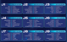 Première Ligue - Le calendrier publié : OL - OM et LENS - PSG pour débuter la saison